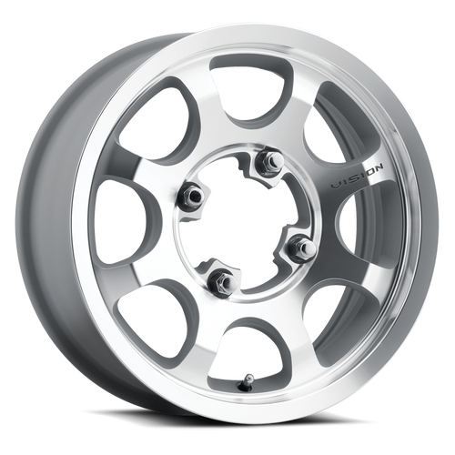 15" Vision ATV 351 Flow Machined 15x7 Wheel 4x136 38mm Rim