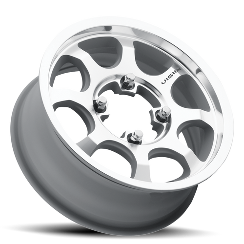 15" Vision ATV 351 Flow Machined 15x6 Wheel 4x156 50.6mm Rim