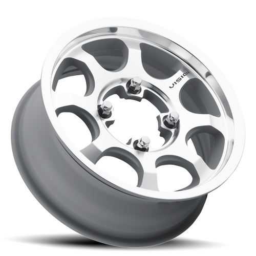 15" Vision ATV 351 Flow Machined 15x6 Wheel 4x136 50.6mm Rim