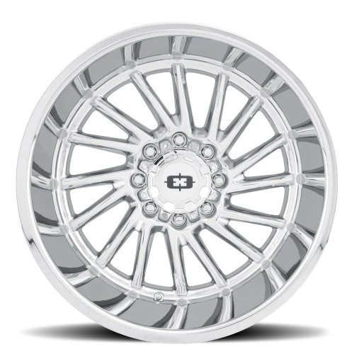 20" Vision 306 Rapier Chrome 20x10 Wheel 5x5.5 (5x139.7) -25mm Rim
