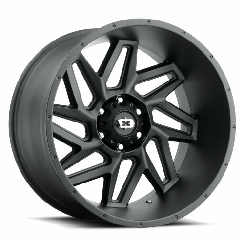 Set 4 18" Vision Off Road 361 Satin Black 18x9 Wheels 5x150 12mm For Toyota Rims