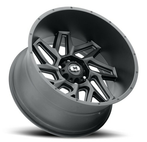 17" Vision Off Road 361 Satin Black 17x9 Wheel 5x150 12mm For Toyota Rim