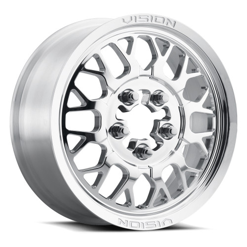 15" Vision ATV 346 Storm Polished 15x6 Wheel 6x5.5 50.6mm Rim