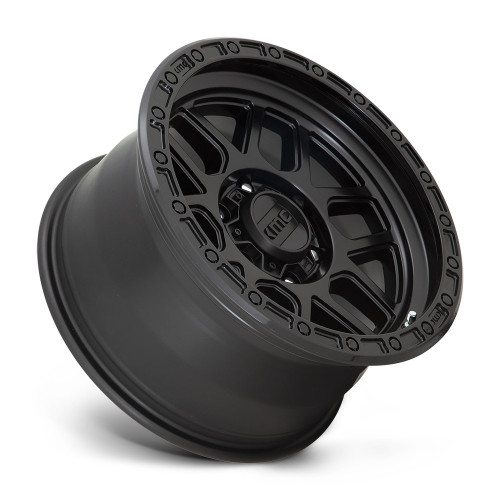 KMC KM544 Mesa 20x9 6x135 Satin Black With Gloss Black Lip Wheel 20" 0mm Rim
