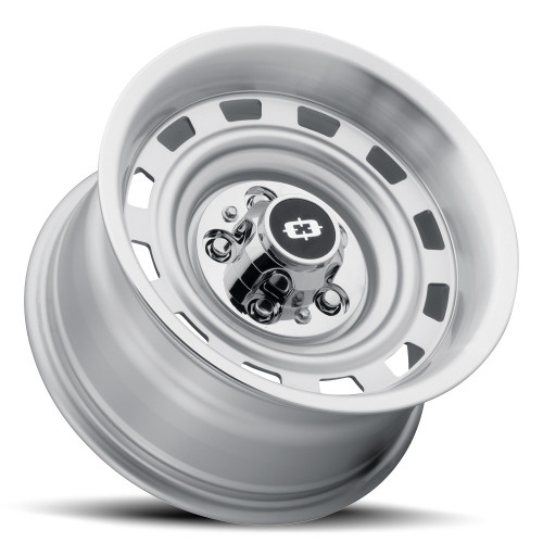 15" Vision American Muscle 54 Cheyenne Silver Machined 15x7 Wheel 5x5 6mm Rim