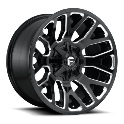 Fuel 1PC D623 Warrior 20x10 5x4.5 5x5.0 Gloss Black Milled Wheel 20" -18mm Rim