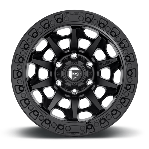 18" Fuel D694 Covert 18x9 6x5.5 1mm Matte Black For Chevy GMC Ram Cadillac Wheel
