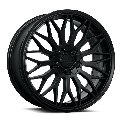 Set 4 17" Katana Wheels KR05 17x7.5 5x100 5x4.5 40mm Matte Black Racing Rims