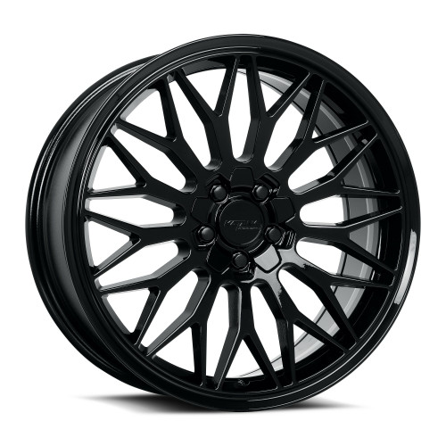 Set 4 17" Katana Wheels KR05  17x7.5 5x100 5x4.5 40mm Glossy Black Racing Rims