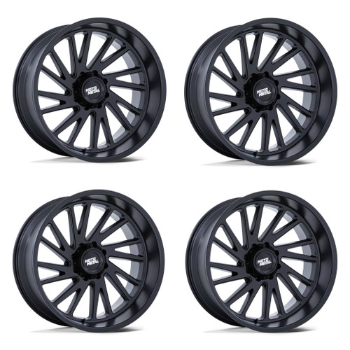 Set 4 Moto Metal MO811 Combat 22x12 6x5.5 Matte Black Wheels 22" -44mm Rims
