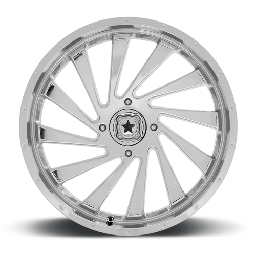 MSA Offroad Wheels M46 Blade 18x7 4x156 Chrome Wheel 18" 0mm Rim