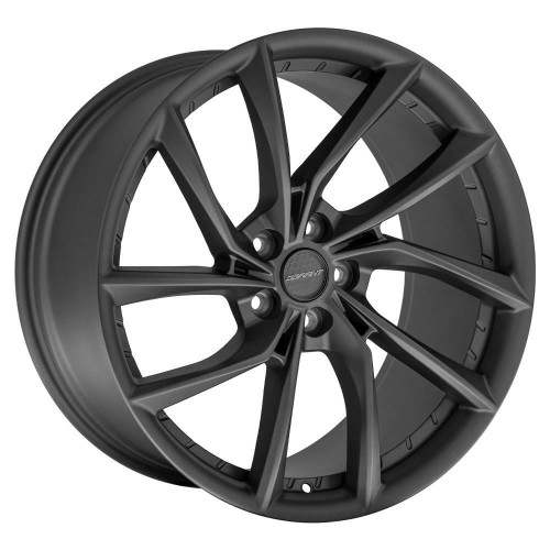 20" Defiant DF06 Dark Satin Charcoal 20x9 Wheel 5x4.5 35mm Replica Rim