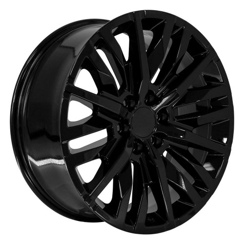 Set 4 22" OE Wheels CV33 Gloss Black 22x9 Wheels 6x5.5 28mm Replica Rims