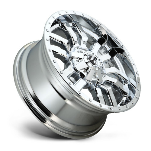 20" Fuel D631 Sledge 20x9 8x6.5 1mm Chrome Plated Wheel For Chevy GMC Ram Ford