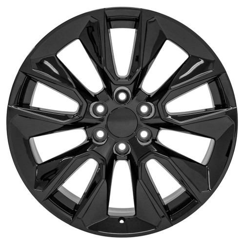 24" OE Wheels CV32 Gloss Black 24x10 Wheel 6x5.5 28mm Replica Rim