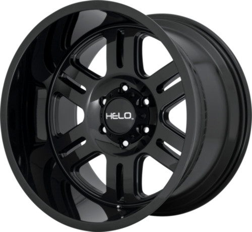 20" Helo HE916 20x9 Gloss Black 8x6.5 Wheel 0mm Rim