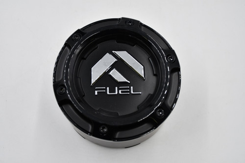 Fuel Black W/ Chrome Logo Wheel Center Cap Hub Cap 1005-49TBLD 5" Aftermarket Fuel