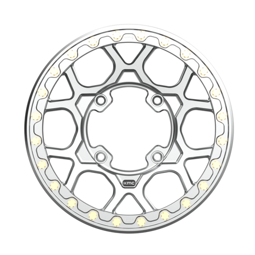 KMC Powersports Ks433 Mesa Beadlock Forged 15x6 4x156 Machined Wheel 15" 38