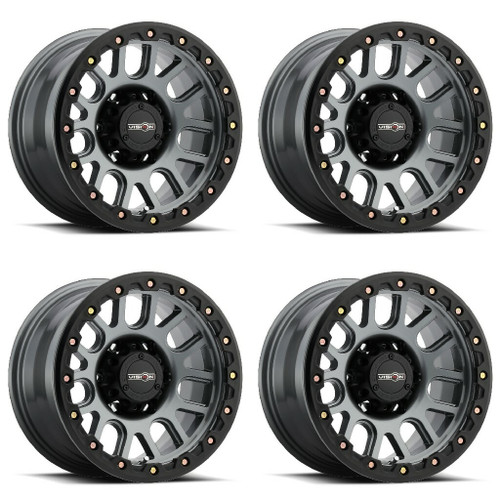 Set 4 18" Vision Off Road 111 Nemesis Anthracite 18x9 Wheels 6x135 11mm Rims