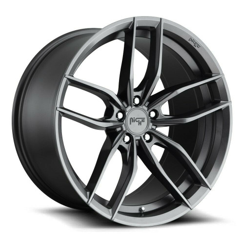 Niche 1PC M204 Vosso 20x10 5x112 Matte Anthracite Wheel 20" 40mm Rim