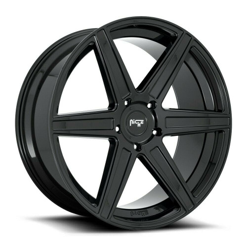 Niche 1PC M237 Carina 24x10 5x5.5 Gloss Black Wheel 24" 25mm Rim