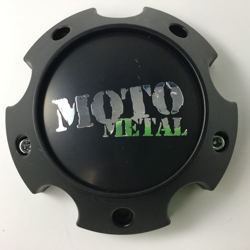 Moto Metal 5 Lug Satin Black Center Cap 5x139.7 5x5.5 5x150 1079L145ASGBMO1