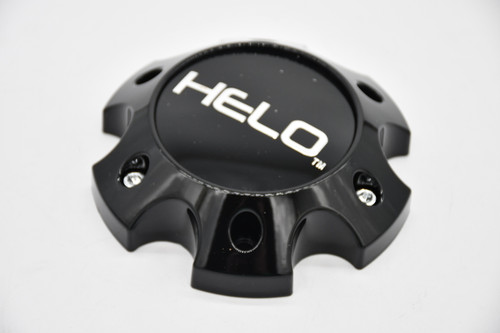 Helo Gloss Black Chrome Logo Wheel Center Cap Hub Cap 1079L140HE1GB-H34 5.5"