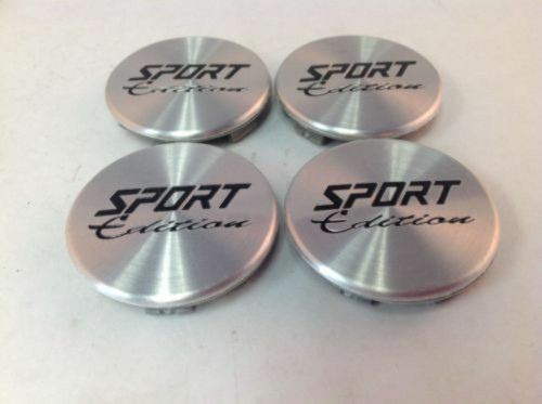 Set 4 Sport Edition F7 Silver Wheel Center Hub Caps 2" 52.3mm Machined SECAP