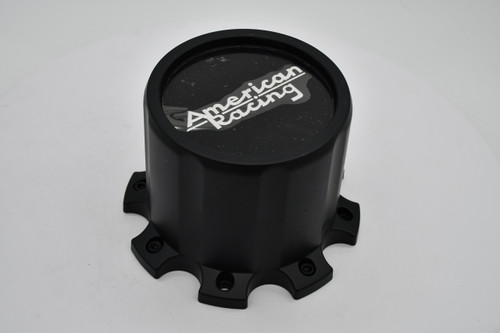 American Racing 204 Rear Dually Black Wheel Center Cap CAP-AX204-Rear-B-S5