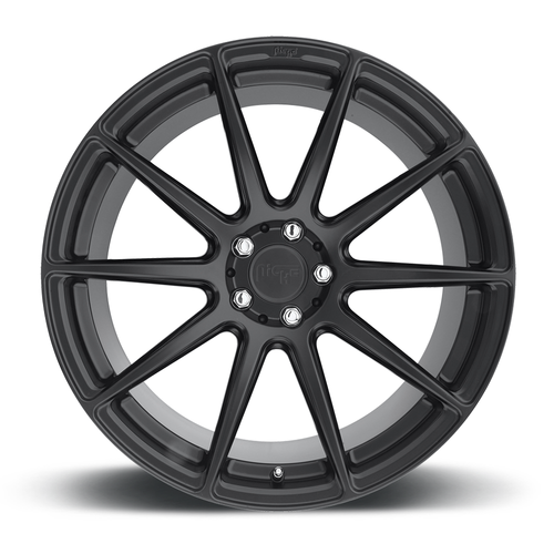 18" Niche 1PC M147 Essen 18x8 Matte Black 5x112 Wheel 42mm Rim