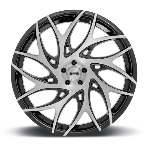 DUB  S260 G.O.A.T. 26x10 6x135 Brushed Black Dark Tint Spokes Wheel 26" 30mm
