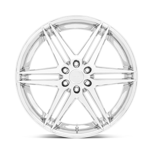 DUB 1PC S265 Dirty Dog 24x10 6x5.5 Chrome Wheel 24" 25mm Rim
