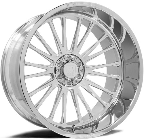 Set 4 26" Axe Wheels AF7 Forged Fully Polished 26x14 8x180 -76mm Truck Rims