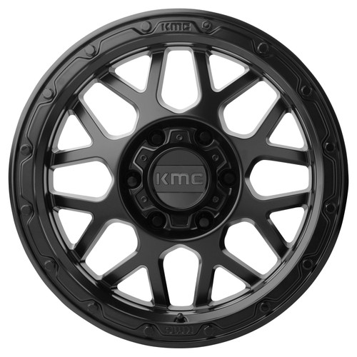 KMC KM535 Grenade Off-Road 16x8 6x5.5 Matte Black Wheel 16" -6mm Rim