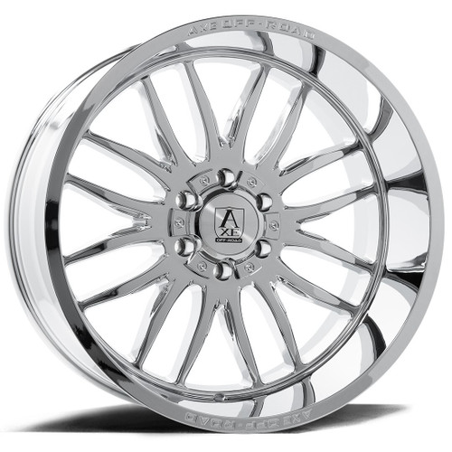 Set 4 20" Axe Wheels Hades 20x10 5x5 5x5.5 -19mm Chrome Wheels  Lifted Truck Rim