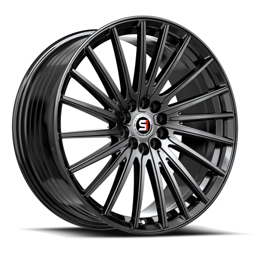 Set 4 20" Spec-1 SP-68 Gloss Black 20x8.5 Wheels 5x100 5x4.5 38mm Rims