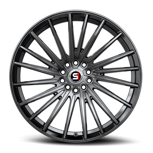 17" Spec-1 SP-68 Gloss Black 17x7.5 Wheel 5x4.5 5x120 42mm Rim