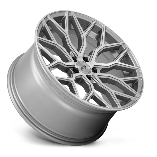 Niche  M265 Mazzanti 20x10.5 5x4.5 Anthracite Brushed Tint Clear Wheel 20" 40mm