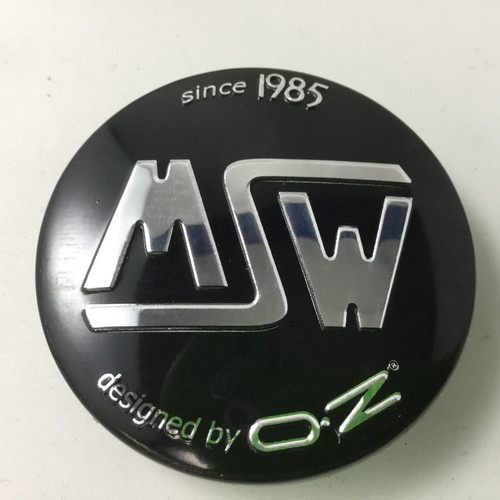MSW by OZ Gloss Black Snap In Center Cap XC453SM 2.25" DIA