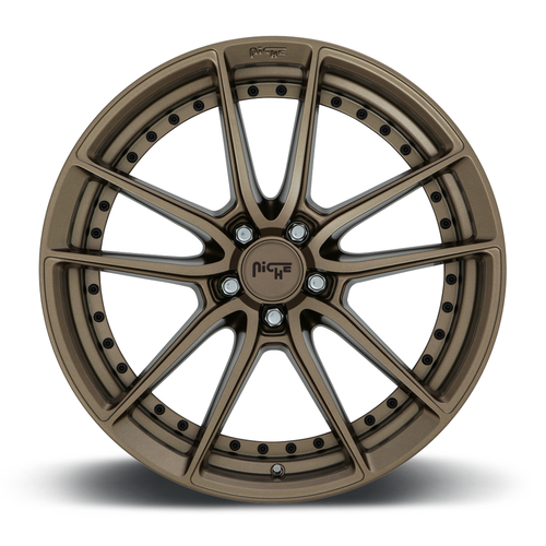 Niche 1PC M222 Dfs 18x8 5x112 Matte Bronze Wheel 18" 42mm Rim