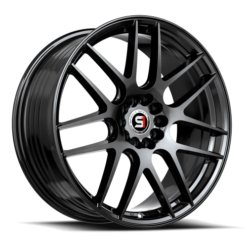 Set 4 20" Spec-1 SP-65 Gloss Black 20x8.5 Wheels 5x4.5 5x120 38mm Rims