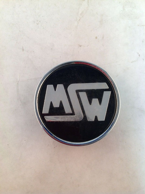 MSW Aftermarket Black Chrome Wheel Center Cap Custom C-F82 3" Diameter MSW11