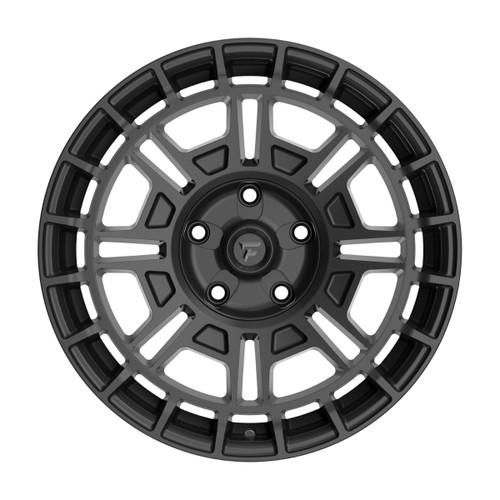 17" Fittipaldi Off Road FT109SB Satin Black 17x8 Wheel 5x100 5x112 35mm Rim