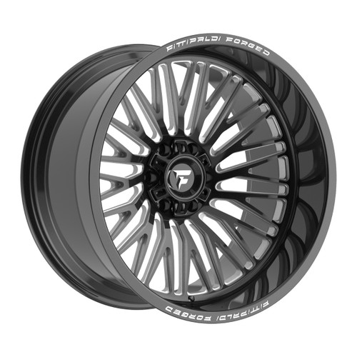 Set 4 22" Fittipaldi Off Road FTF505BM Black Milled 22x10 6x135 6x5.5-19mm Rims
