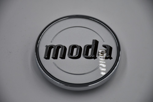 Moda White w/ Chrome Center Cap Hub Cap SCI02A 74mm