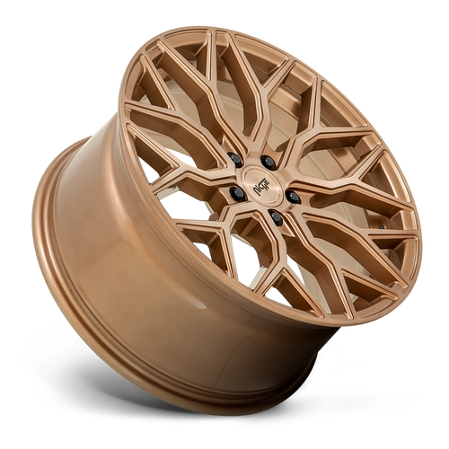 Niche 1PC M263 Mazzanti 19x9.5 5x112 Bronze Brushed Wheel 19" 48mm Rim