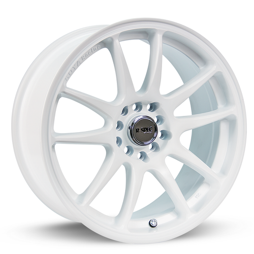 17" RTX Stag Satin White Wheel 17x8 5x100 5x4.5 35mm Rim