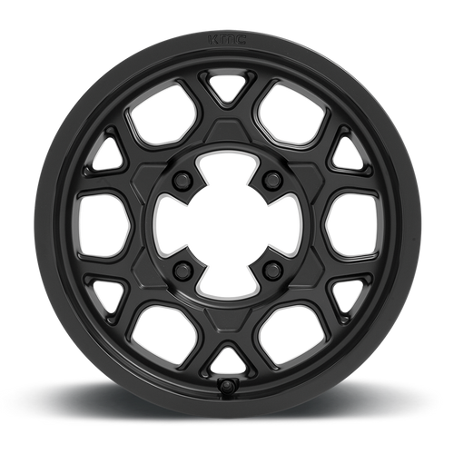 KMC Powersports KS134 Addict 2 15x6 4x137 Satin Black Wheel 15" 38mm Rim