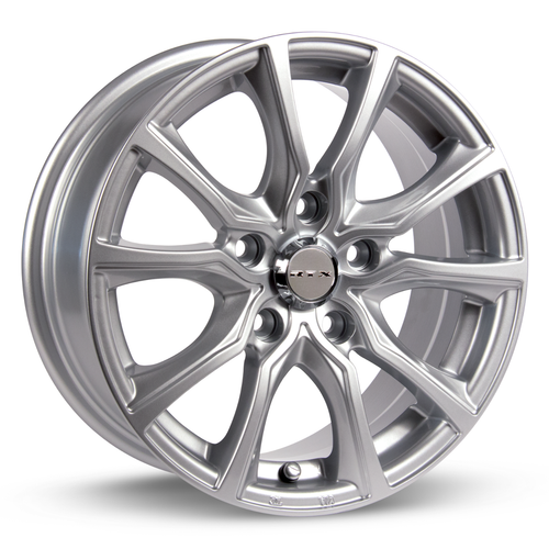 18" RTX Contour Silver Wheel 18x8 5x120 35mm Rim