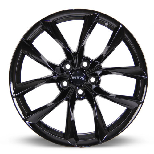 20" RTX Spider Gloss Black Wheel 20x8.5 5x4.5 35mm Rim